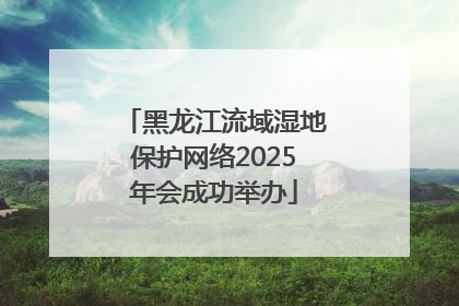 黑龙江流域湿地保护网络2025年会成功举办