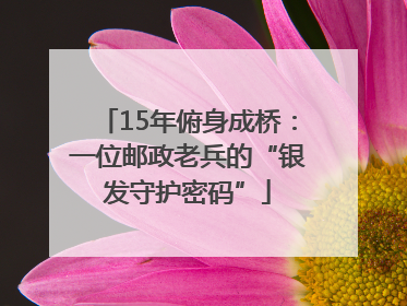 15年俯身成桥：一位邮政老兵的“银发守护密码”