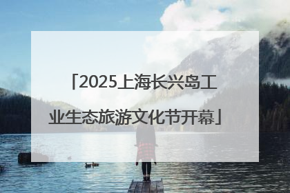 2025上海长兴岛工业生态旅游文化节开幕
