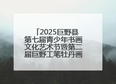 2025巨野县第七届青少年书画文化艺术节暨第二届巨野工笔牡丹画消费季开幕