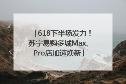 618下半场发力！苏宁易购多城Max、Pro店加速焕新